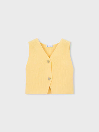 Mayoral 3385 Knitting vest 084 vanilla