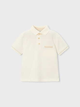 Mayoral 3103 S/L polo suiting 072 cream