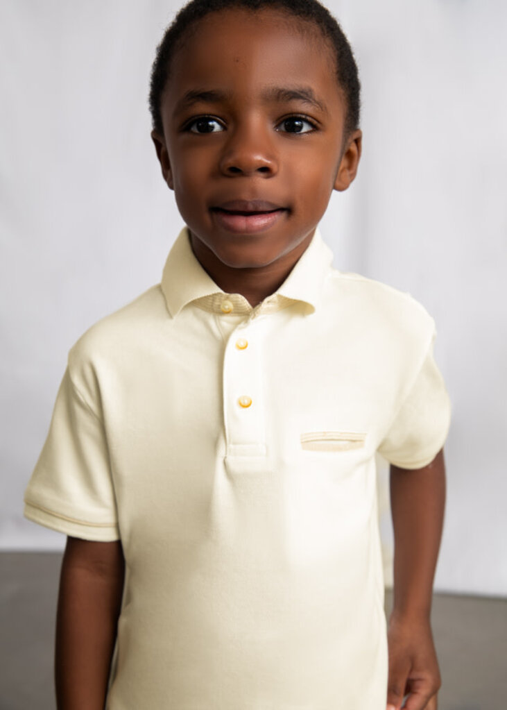 Mayoral 3103 S/L polo suiting 072 cream