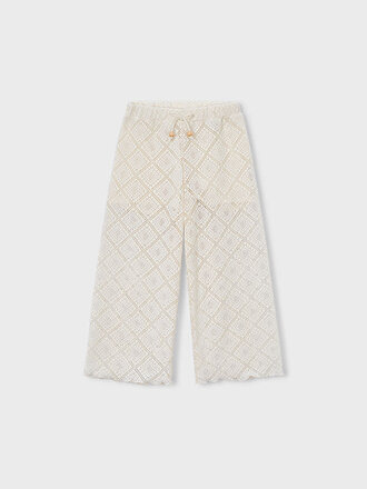 Mayoral 3591 Crochet pants 088 chickpea