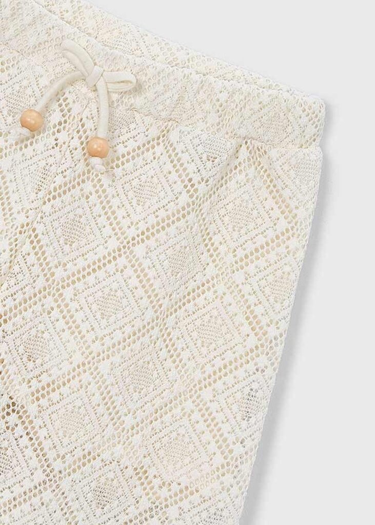 Mayoral 3591 Crochet pants 088 chickpea