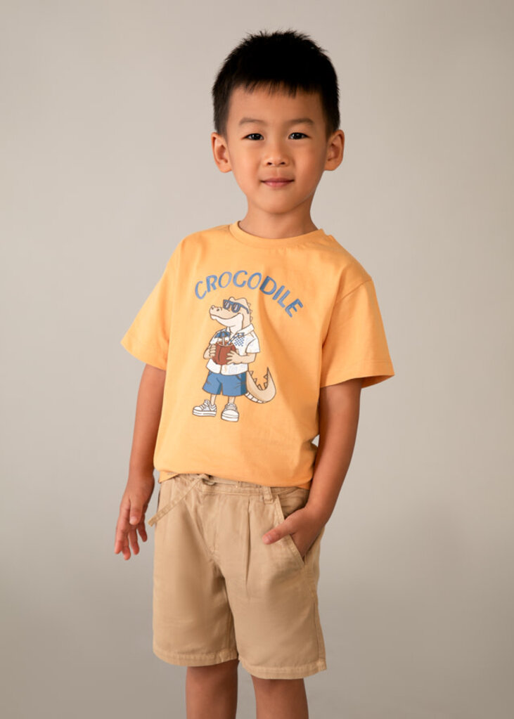 Mayoral 3202 Linen bermuda 056 mocha