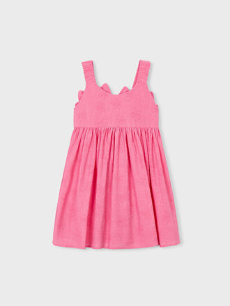 Mayoral 3925 Flowers jacquard dress 010 Gerenium