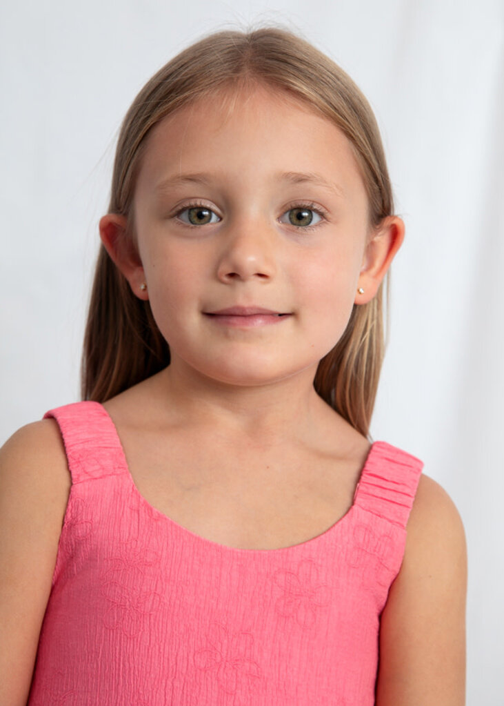 Mayoral 3925 Flowers jacquard dress 010 Gerenium