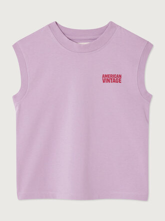 American Vintage KGIX01AE Debardeur lilas pastel