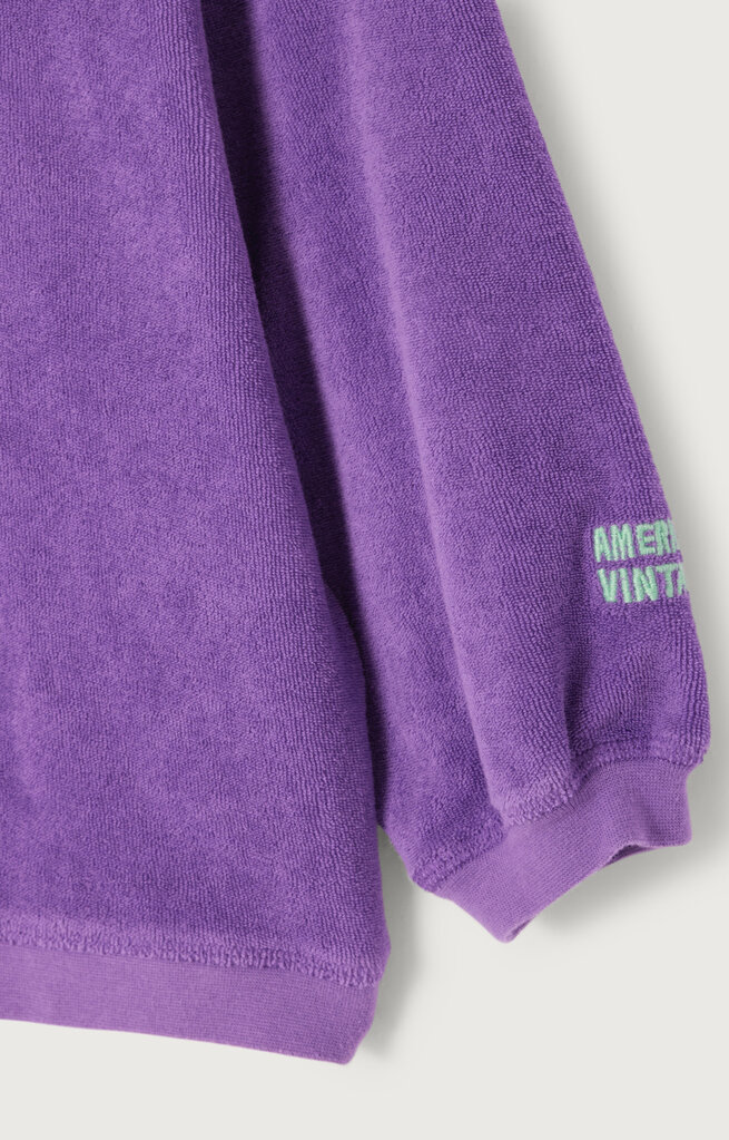 American Vintage KFUX03AE Sweats purple