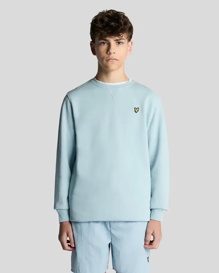 Lyle & Scott MLB2000VT Crew neck sweatshirt W596 opal blue