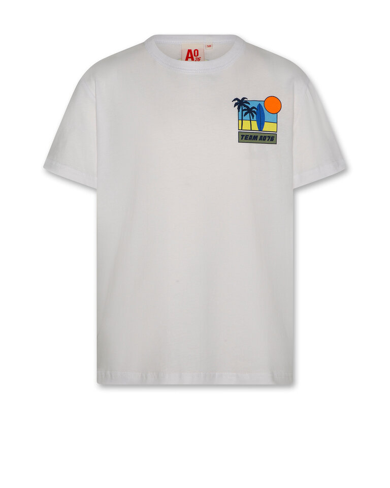 Ao76 126-2000-115 mat T-Shirt palms white