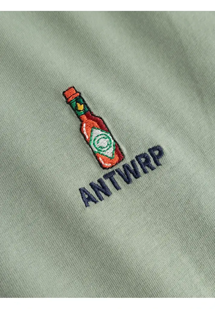 ANTWRP KTS515-L001S Hot sauce t-shirt 000540 green