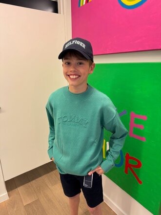 Tommy Hilfiger KB10376 Monotype graphic sweater l/s L5Y green