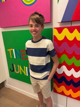 ANTWRP KTS506-L039 Striped t-shirt 00436 pac.blue