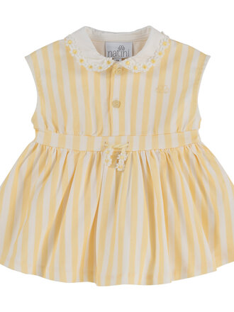 Natini 2730-14201-0230 Dress Fanny stripes white-yellow