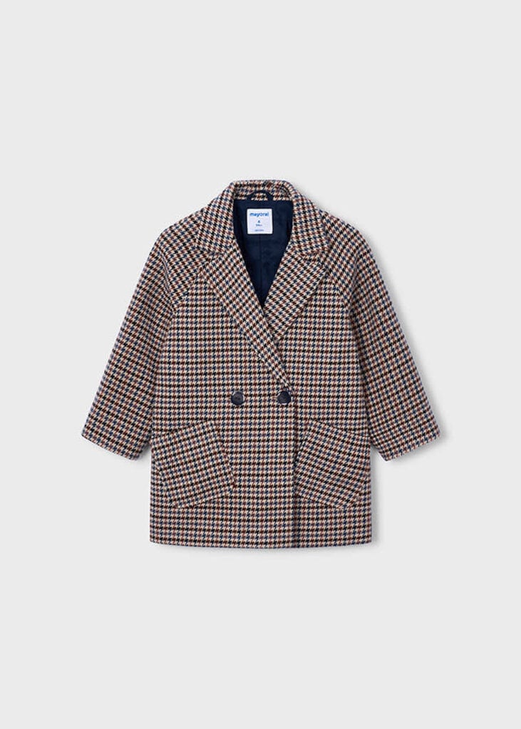 Mayoral 4414 Woolen coat 025 cinammon