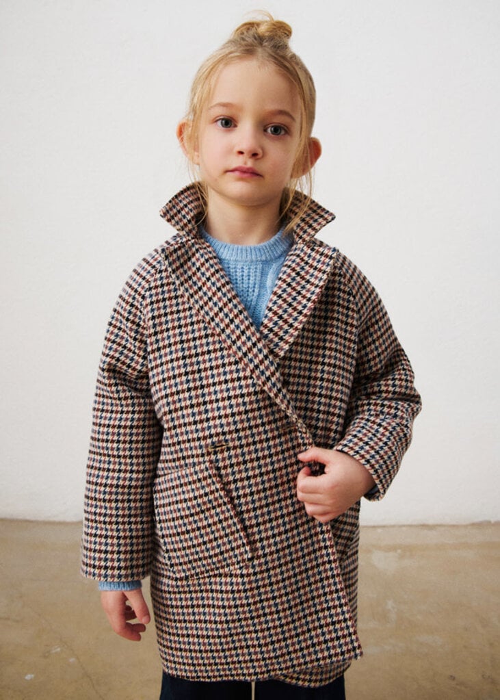 Mayoral 4414 Woolen coat 025 cinammon