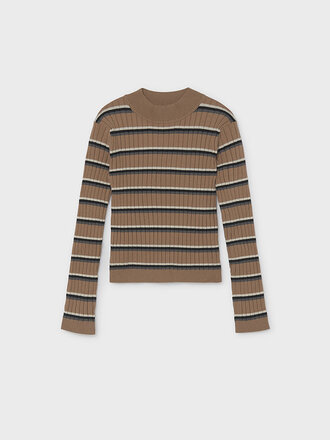 Mayoral 7056 Knit mockneck 039 caramel