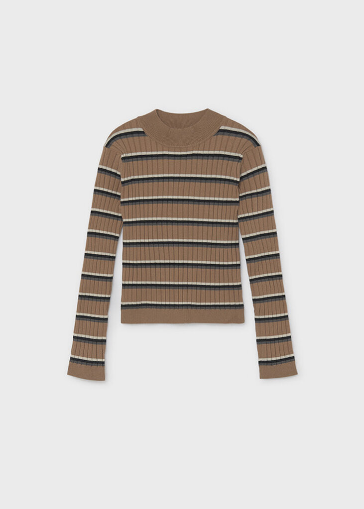 Mayoral 7056 Knit mockneck 039 caramel