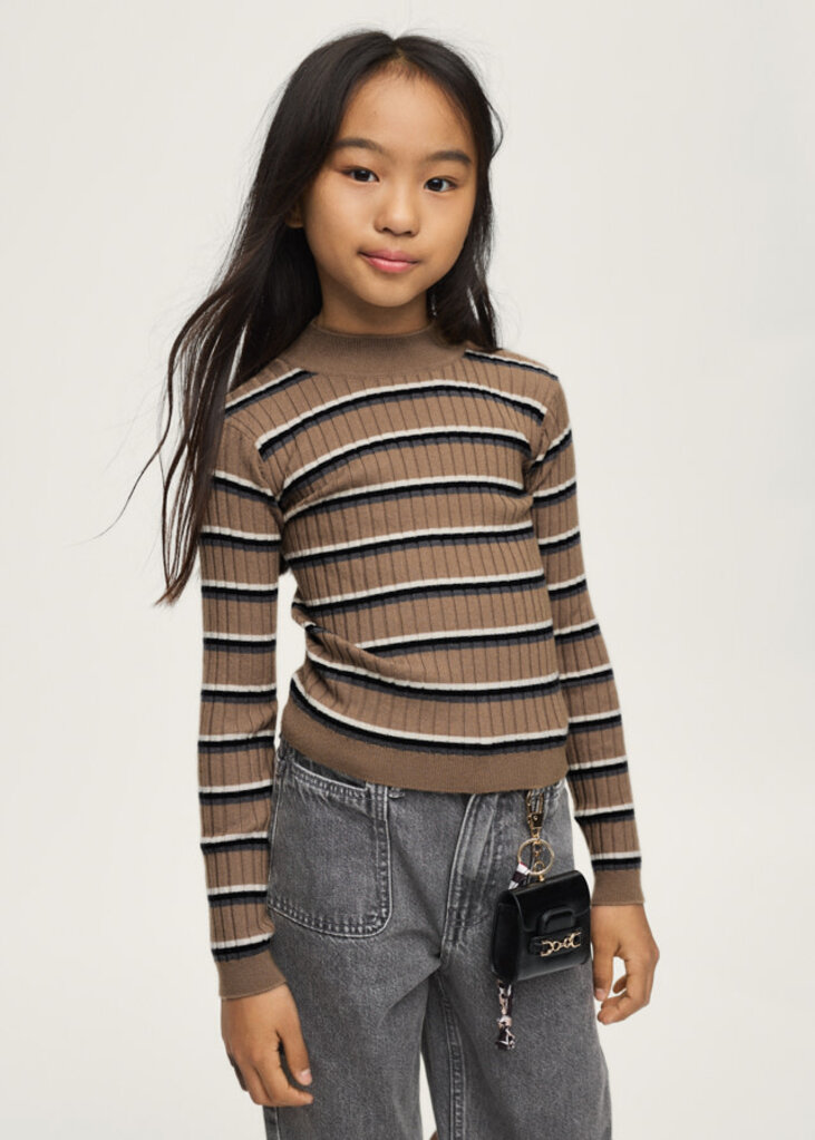 Mayoral 7056 Knit mockneck 039 caramel