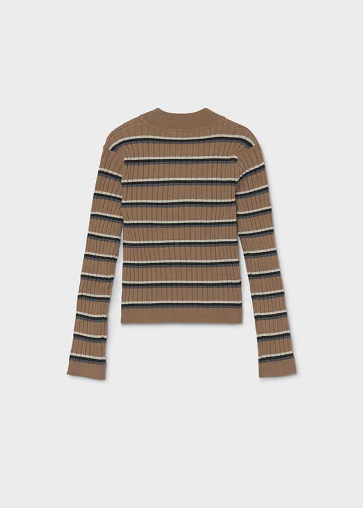 Mayoral 7056 Knit mockneck 039 caramel