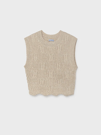 Mayoral 7347 Knitting vest 033 vivid humus