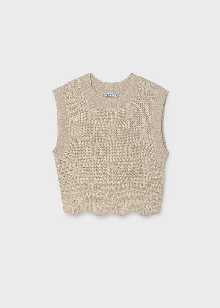 Mayoral 7347 Knitting vest 033 vivid humus