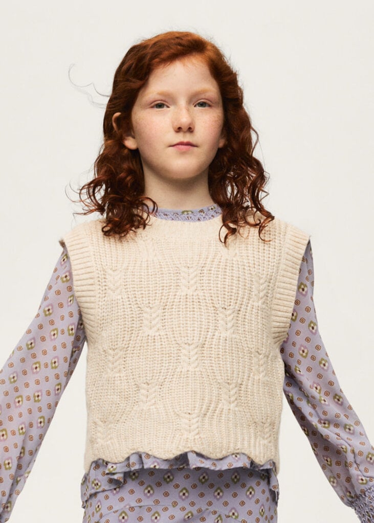 Mayoral 7347 Knitting vest 033 vivid humus