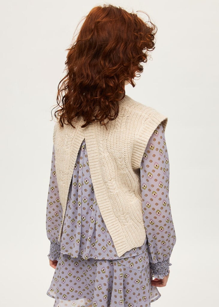 Mayoral 7347 Knitting vest 033 vivid humus