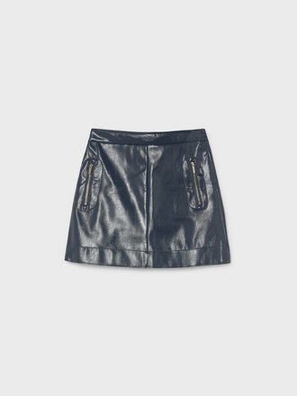 Mayoral 7930 Patent skirt 019 ink