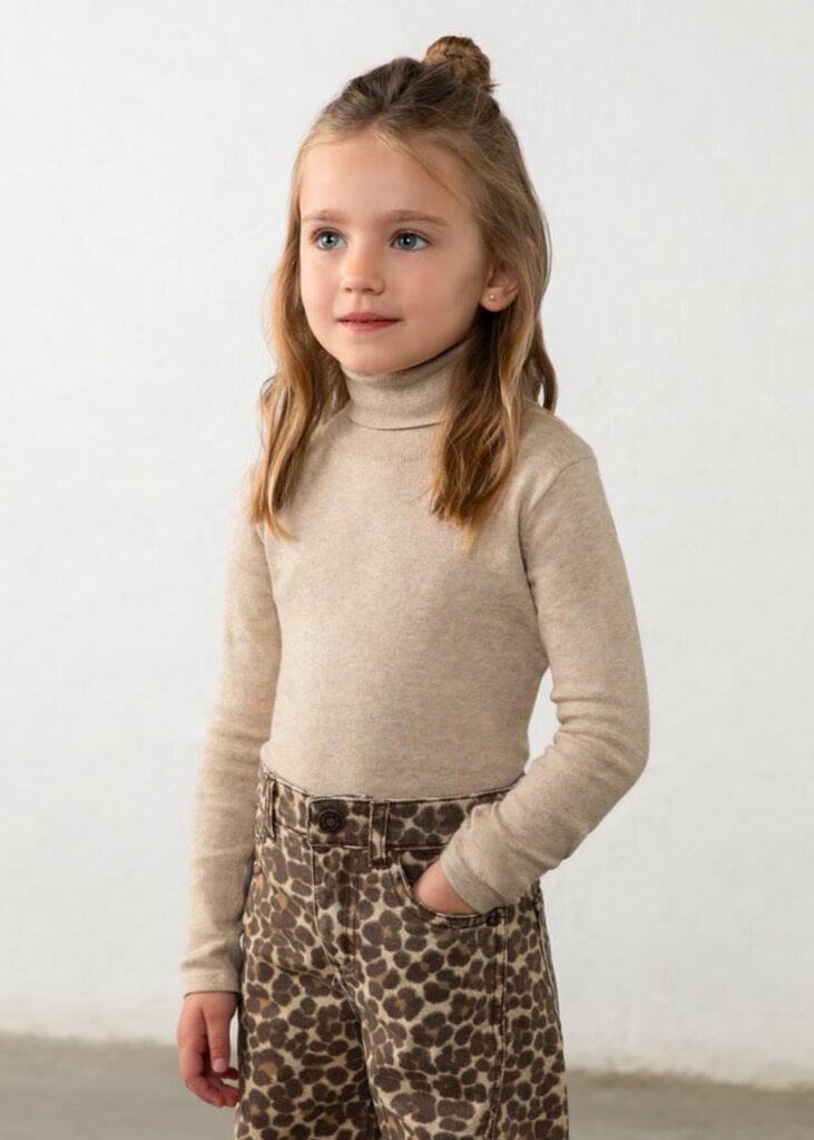 Mayoral 313 Basic knitting turtleneck 048 quinoa