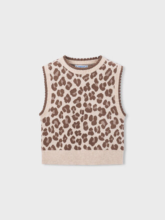 Mayoral 4329 Knitting vest 070 chestnut