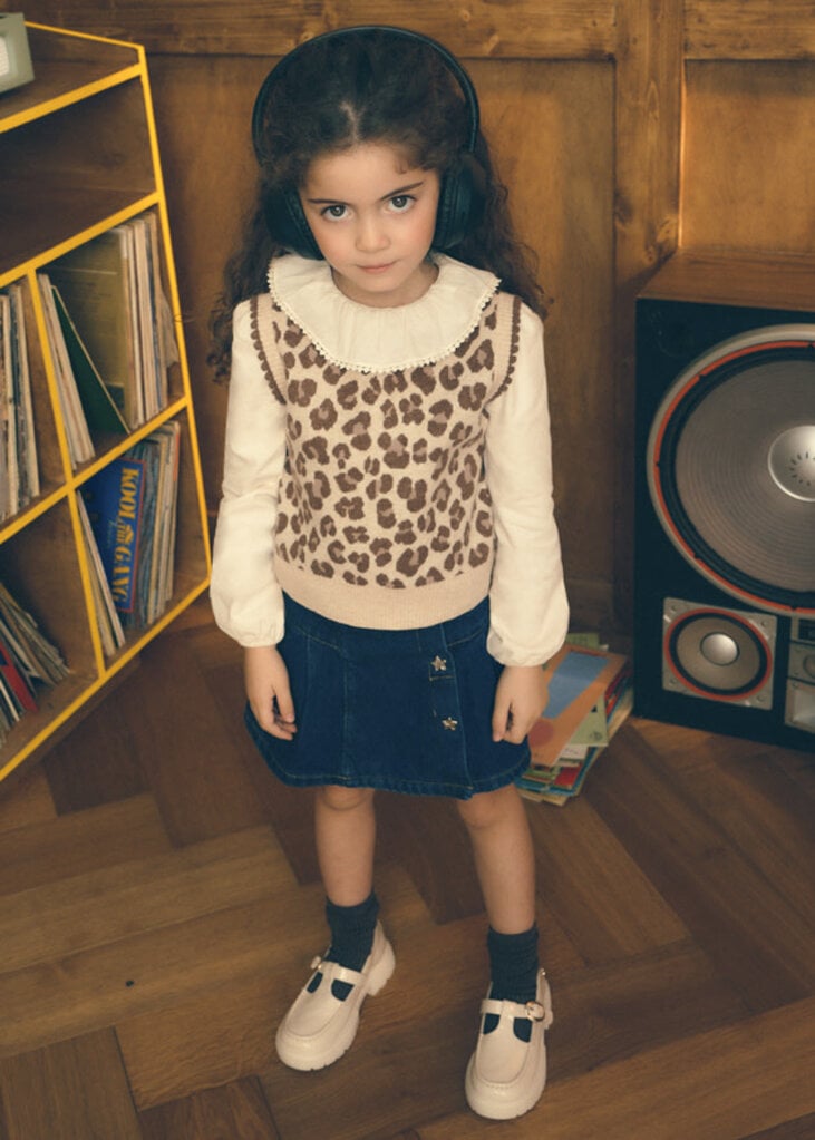 Mayoral 4329 Knitting vest 070 chestnut