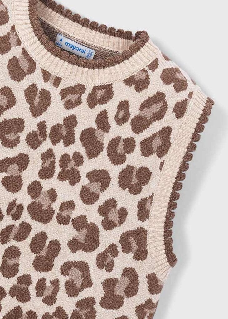 Mayoral 4329 Knitting vest 070 chestnut