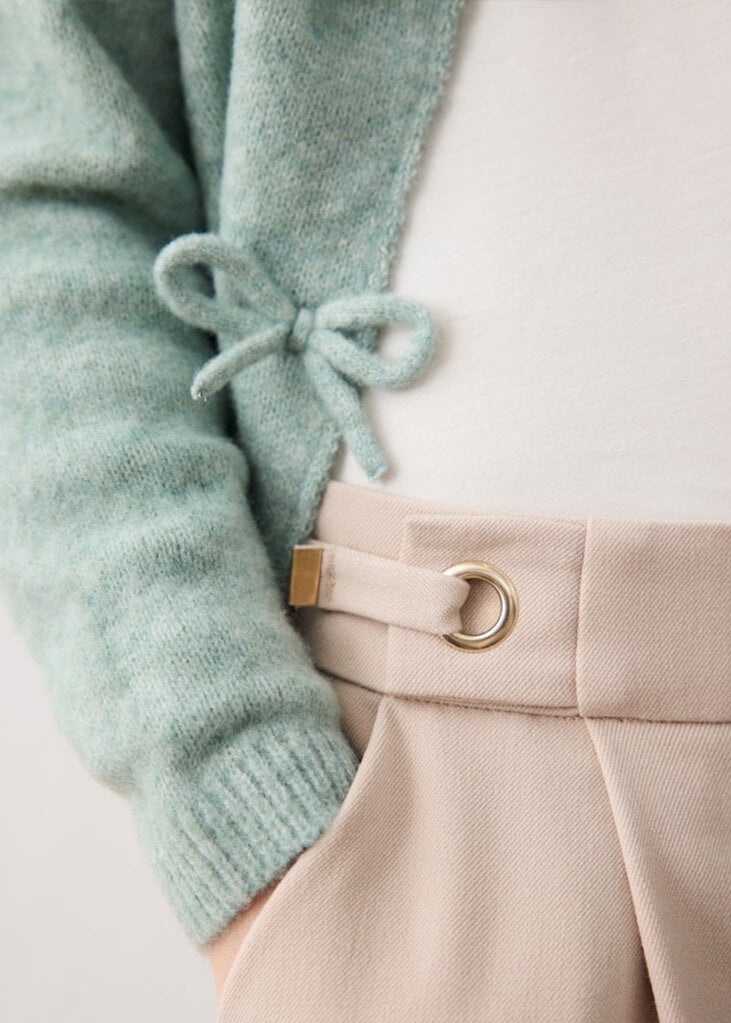 Mayoral 4526 Pleated long trousers 080 hazelnut