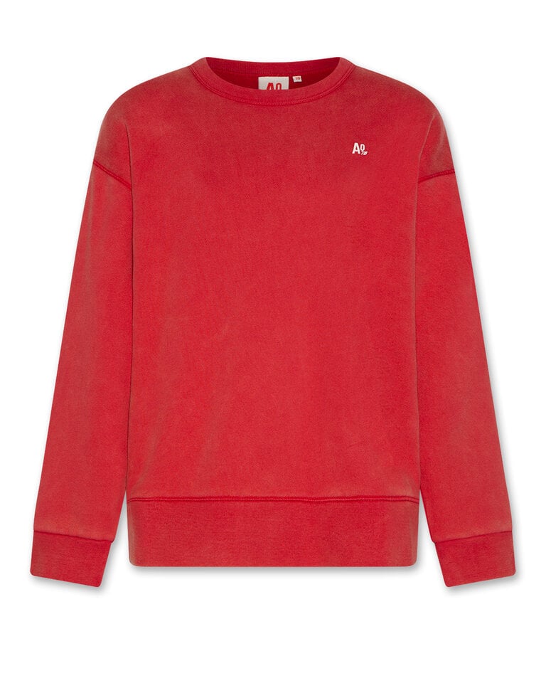 Ao76 226-2110-301 sweater oscar logo 000660 dark red