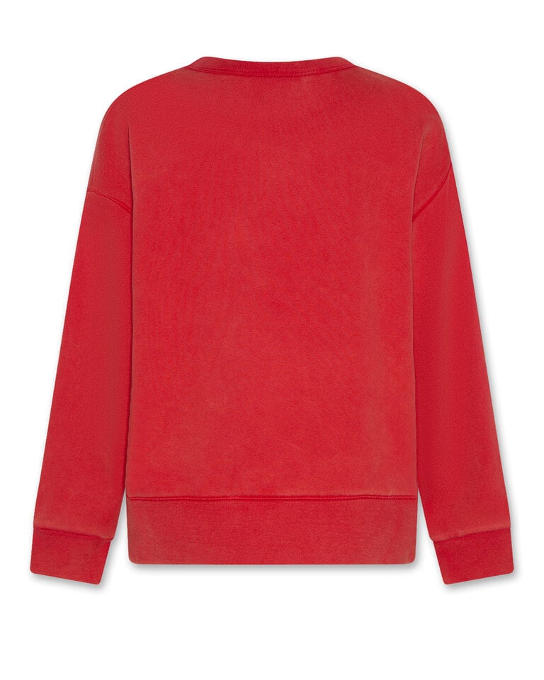 Ao76 226-2110-301 sweater oscar logo 000660 dark red