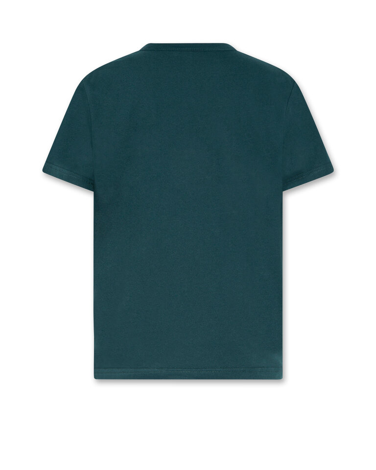 Ao76 226-2000-101 mat T-shirt logo 000499 dark green
