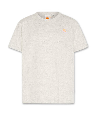 Ao76 226-2000-101c mat T-shirt logo 000908 grey melange