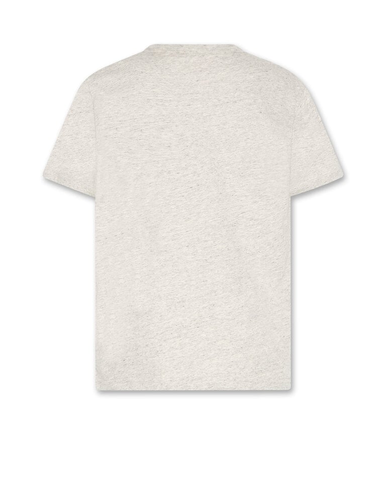 Ao76 226-2000-101c mat T-shirt logo 000908 grey melange