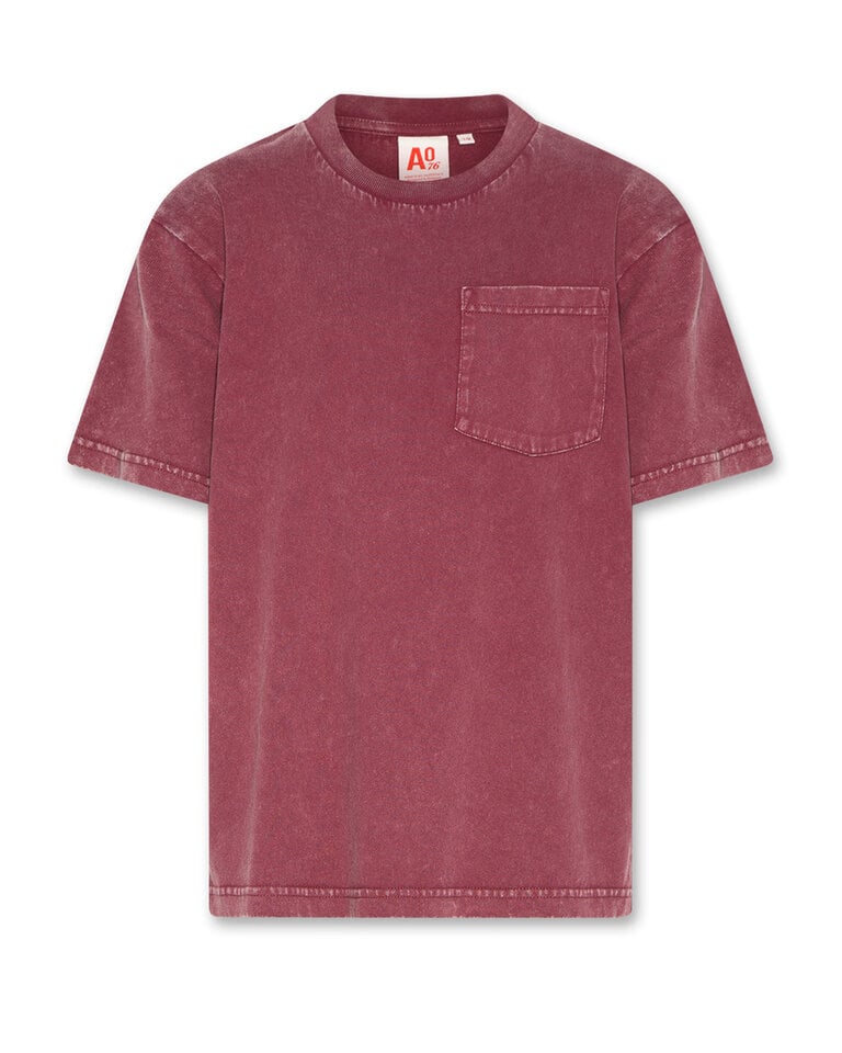 Ao76 226-2004-139 T-shirt kanje skater 000680 bordeaux