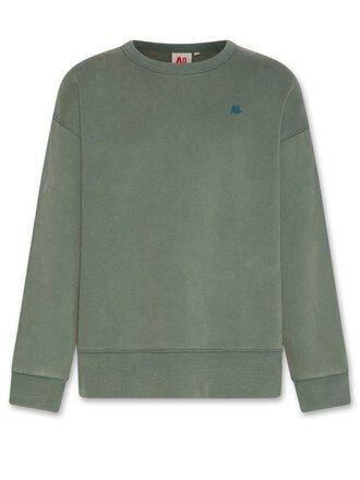 Ao76 226-2110-301 sweater oscar logo 000455 forest