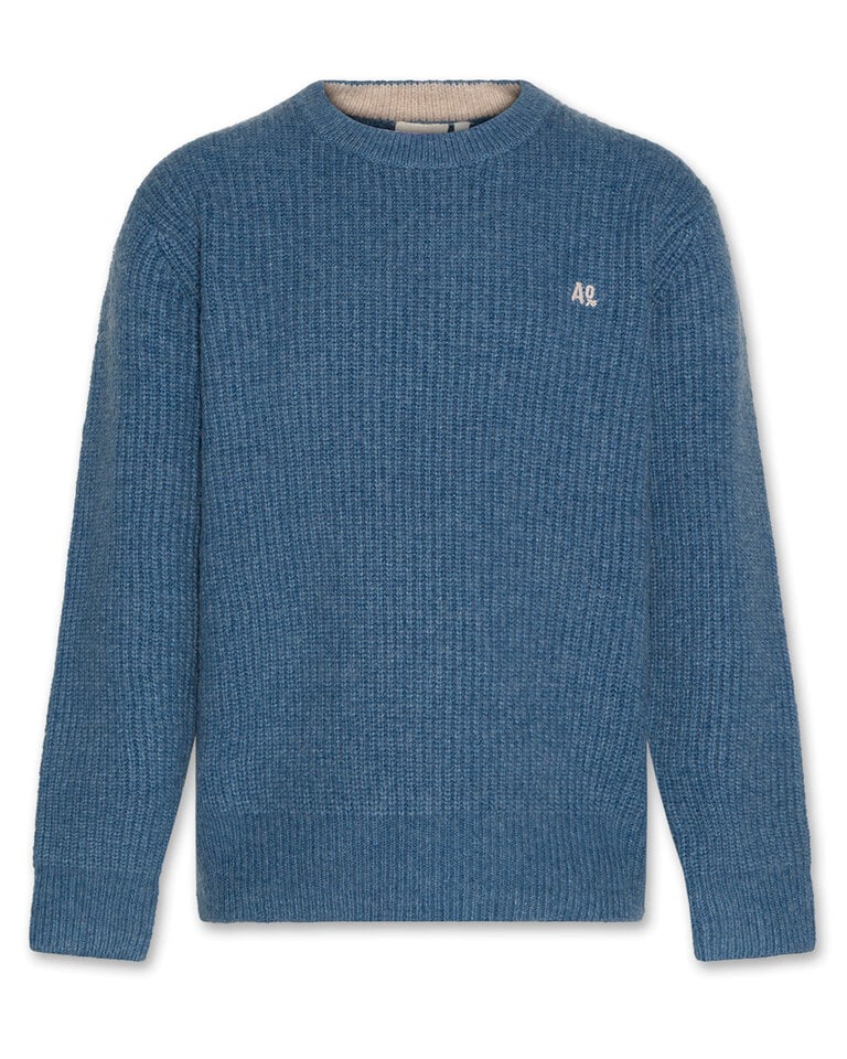 Ao76 226-2224-750 c-neck damon 000756 denim blue