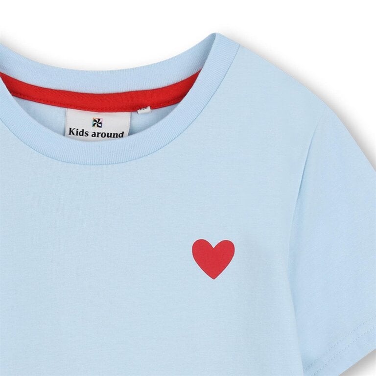 Kids Around L00093 T-Shirt Korte Mouwen  licht blauw