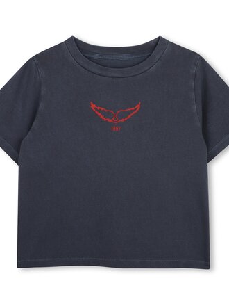 Zadig & Voltaire X60793 T-shirt Marine KM