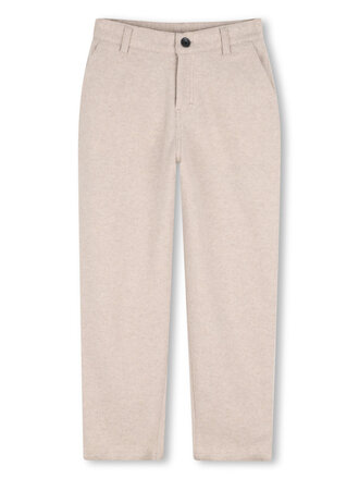 BOSS J53342 Broek gemeleerd ecru