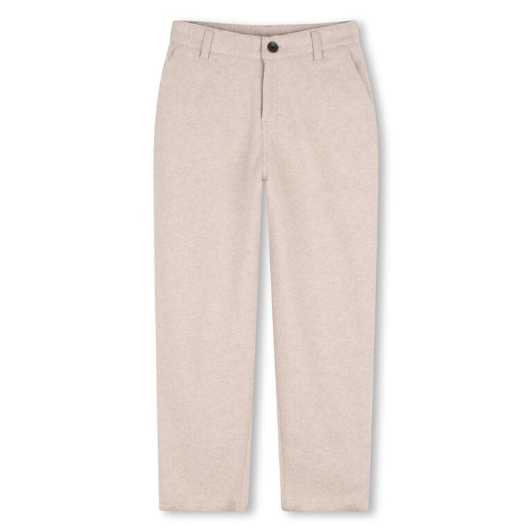BOSS J53342 Broek gemeleerd ecru