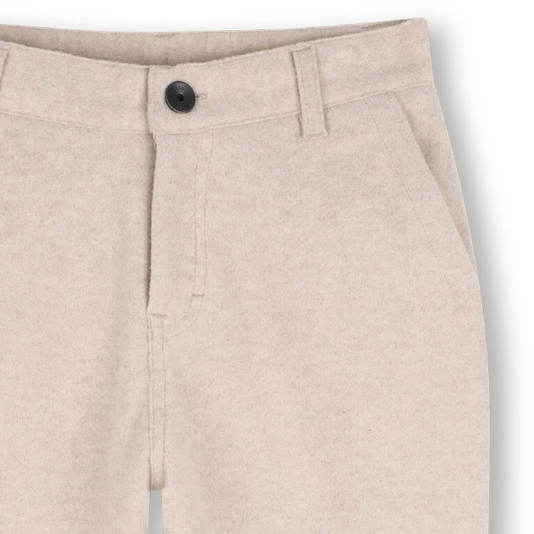 BOSS J53342 Broek gemeleerd ecru