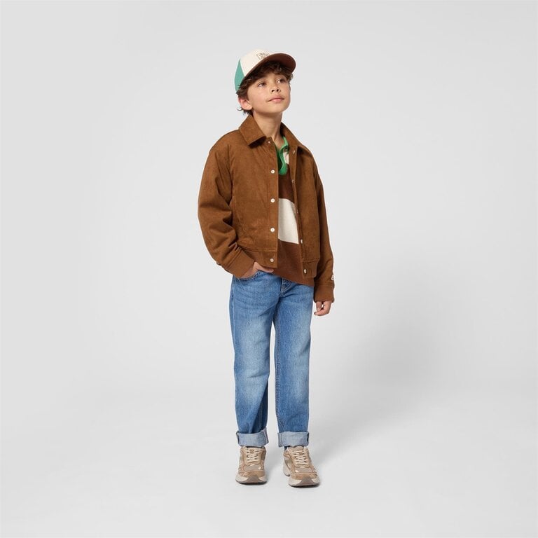 Kids Around L00117 Jas donker bruin