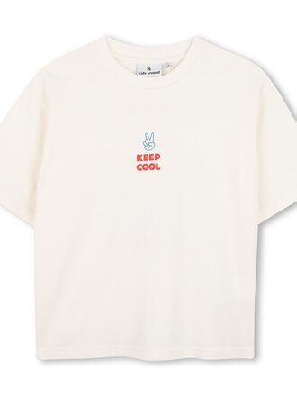Kids Around L00124 T-Shirt Korte Mouwen ivoor