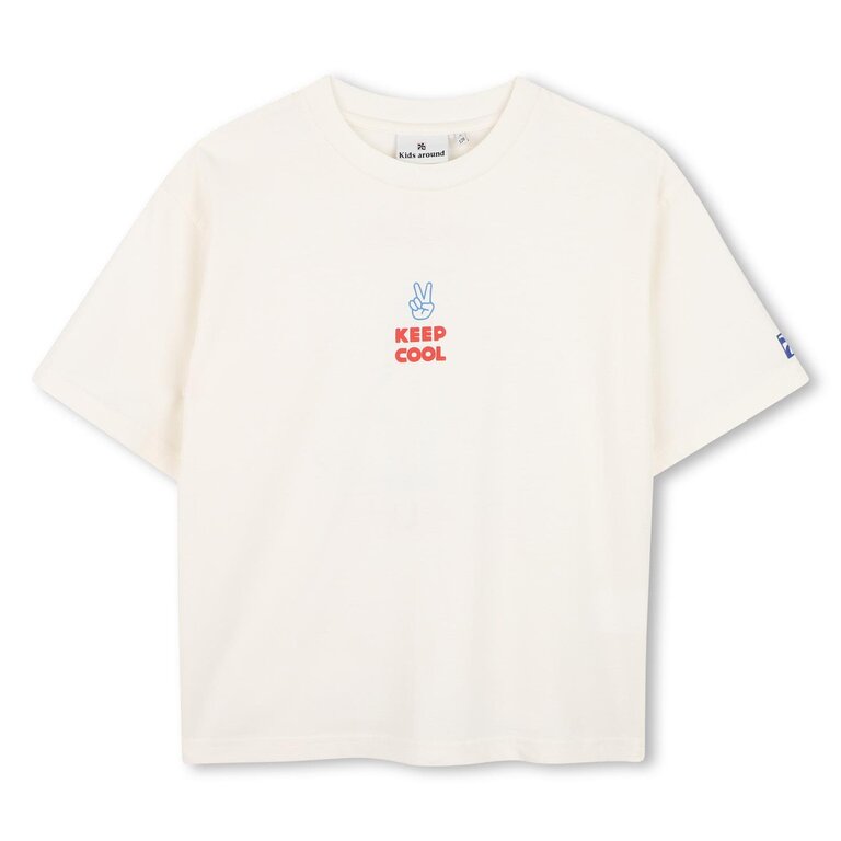 Kids Around L00124 T-Shirt Korte Mouwen ivoor