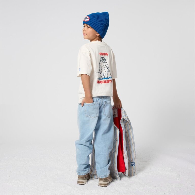 Kids Around L00124 T-Shirt Korte Mouwen ivoor