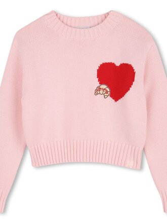 Kids Around L00107 Trui licht roze